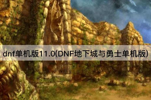 dnf单机版11.0(DNF地下城与勇士单机版)